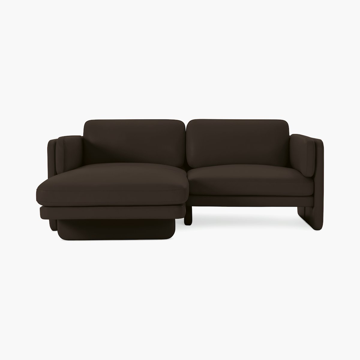 Pastille Sectional Chaise, 80"
