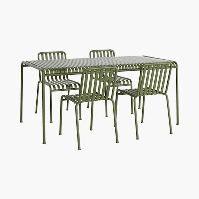 Palissade Dining Table and Chairs Set_No Arms